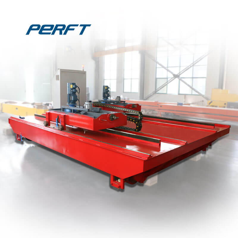 Industry Motorized Transport Vehicle Transfer Cart Rail Transfer Trolley